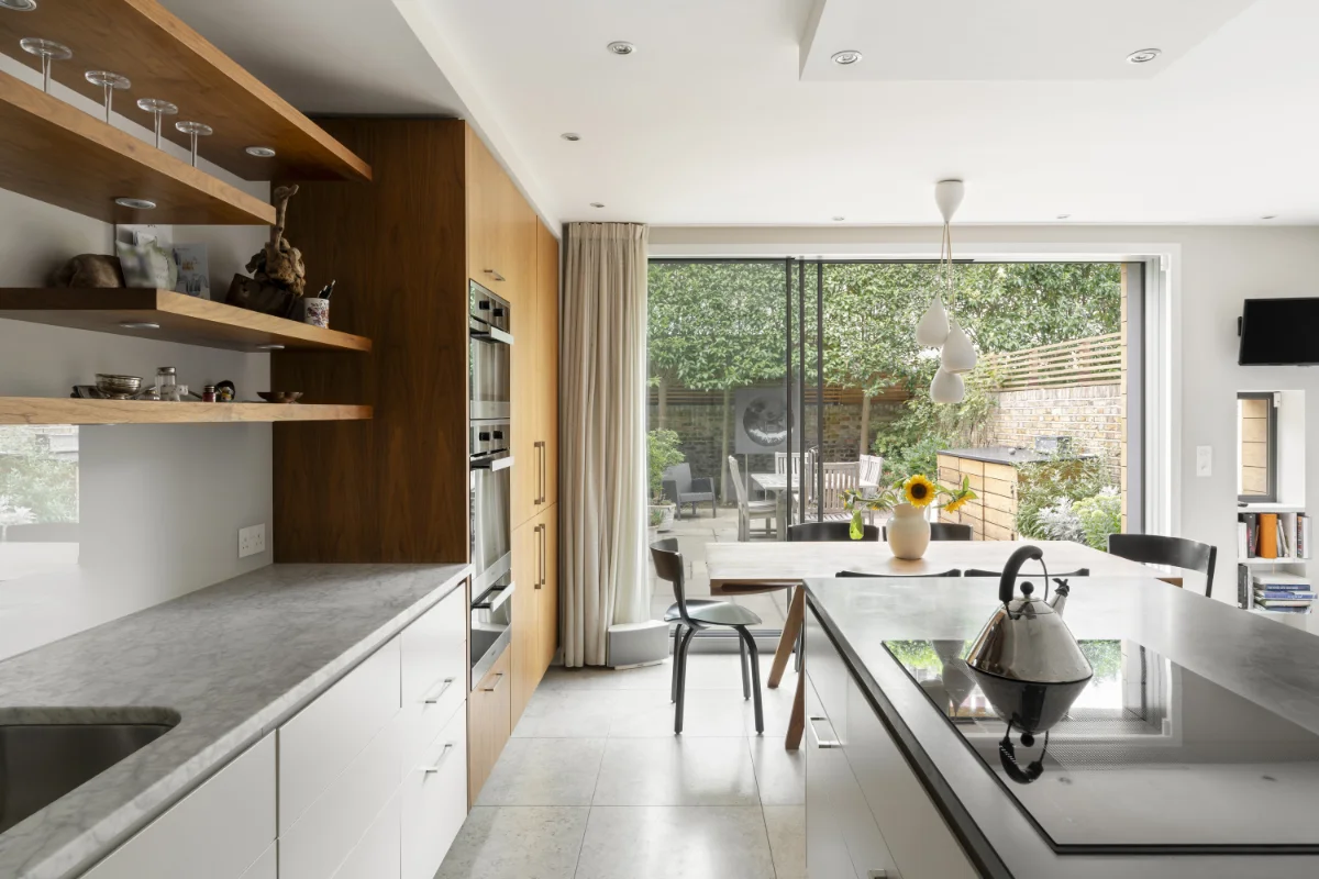 Edwardian terrace house in Earlsfield Barmouth Road Kitchen